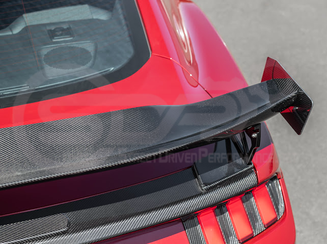 2024-UP FORD MUSTANG S650 COUPE | APR STYLE CARBON FIBER REAR HIGH WING SPOILER